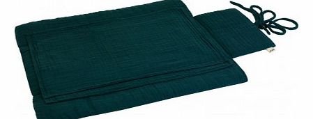 Travel changing mat - Petrol blue `One size