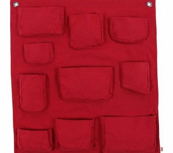 Numero 74 Wall tidy - red `One size
