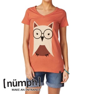 T-Shirts - Numph Owl T-Shirt - African Red
