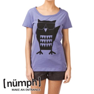 T-Shirts - Numph Rhino T-Shirt - Blue Inc