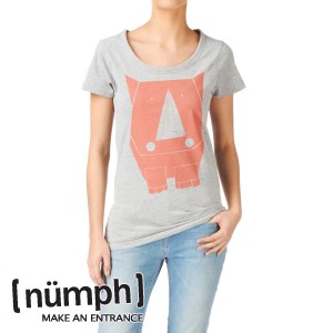 Numph T-Shirts - Numph Rhino T-Shirt - Grey