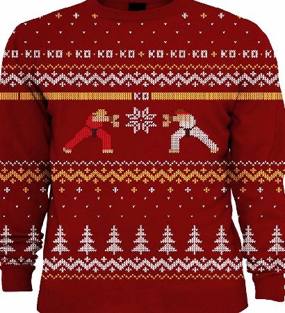 Numskull Street Fighter Knitted Christmas Jumper