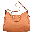 Debussy - Tan Buckled Leather Hobo Bag