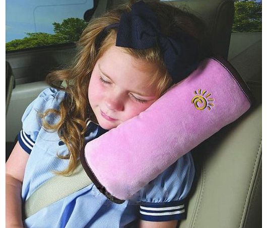 NuoYa 05 Pink Child Kids Toddler Car Auto Seat Belt Shoulder Pad Cover Head Neck Support