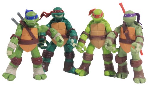 NuoYa 05 TMNT Teenage Mutant Ninja Turtles Classic Collection 12cm Figure 4pcs Set