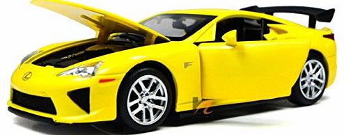 05 Yellow 1:32 Lexus LFA Diecast Car Alloy Model Toy Collection with Sound&Light