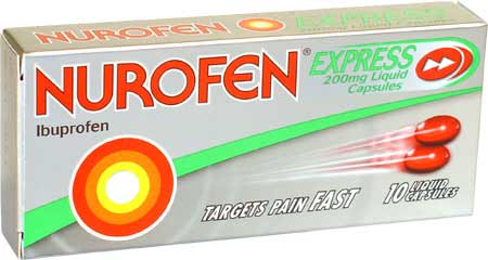 Nurofen Express 200mg Liquid Capsules x10