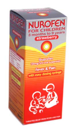Nurofen for Children Strawberry Ibuprofen 100ml