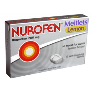 nurofen Meltlets Lemon 12