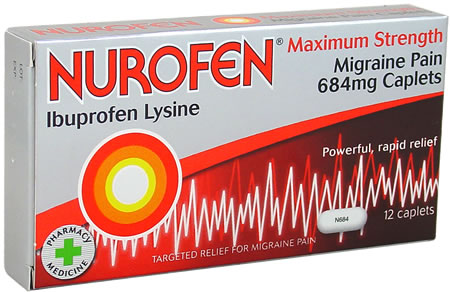 nurofen Migraine Maximum Strength Caplets (12)
