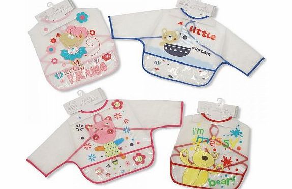 Nursery Time Baby Painting Apron with Sleeves by Nursery Time