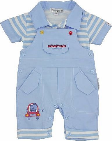 Nursery Time Downtown Motor Club Dungaree 