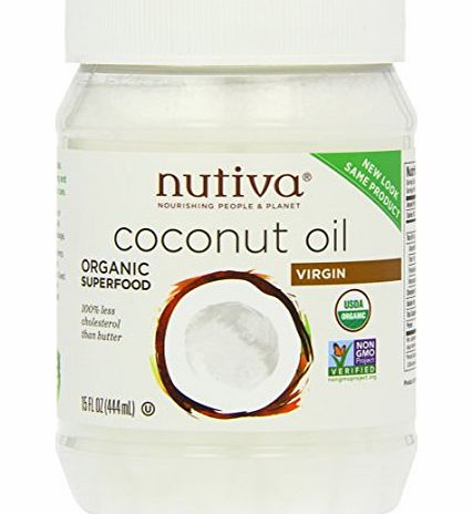 Nutiva Organic Extra Virgin Coconut Oil 444 ml