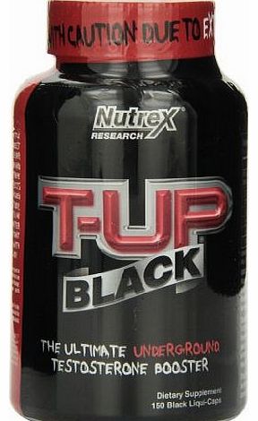 Nutrex Research T-Up Black Testosterone Booster Liquicaps - Tub of 150