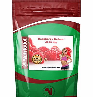Nutriodol 60 x 4000mg Raspberry Ketone Tablets - Extreme Strength Weight Loss Supplement (Our Ketones are wate