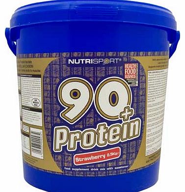 90+ Protein - Raspberry Flavour - 2.5kg