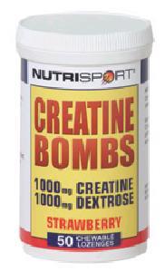Nutrisport Creatine Bombs - Orange - 300 Tablets