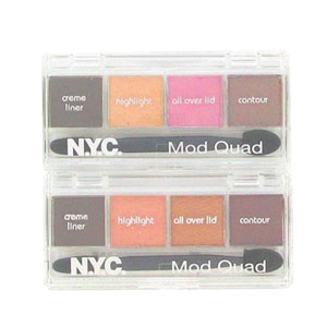 NYC Mod Quad Cream Far Out Fawns 3.4g - Pink