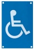nylon 100x150mm Disabled Sign