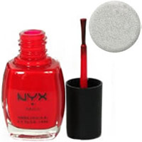 NYX Cosmetics Nails - Nail Polish NP67 Silver Glitter