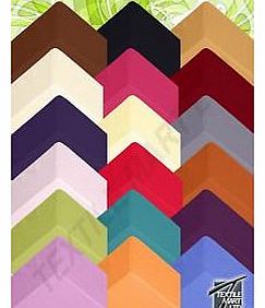 NZ Night Zone Plain Dyed Valance Sheet Bed Sheet All Sizes 