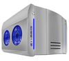 NZXT Rogue Super Cube PC Tower- silver, blue