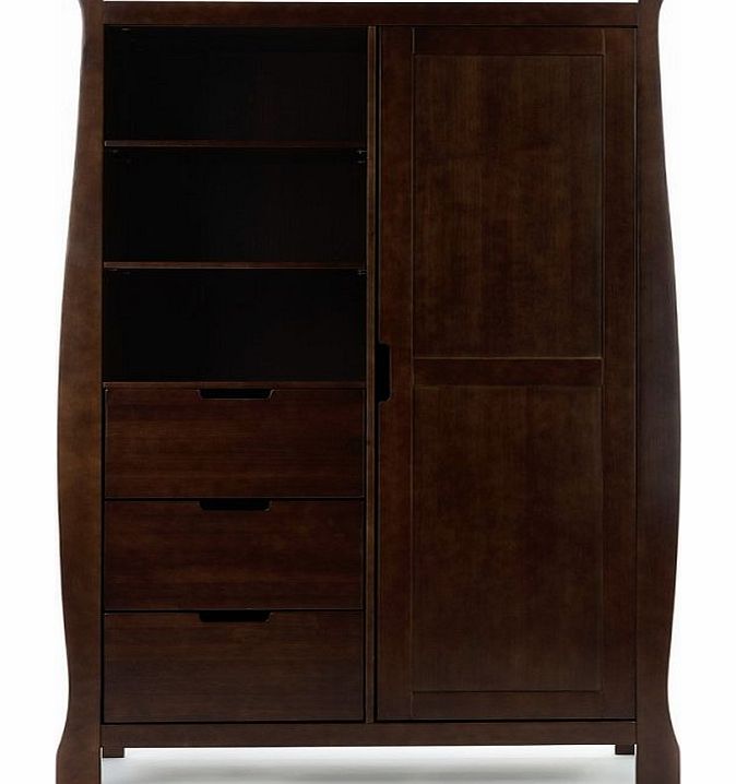 O Baby OBaby Lincoln Double Wardrobe-Dark (New 2015)