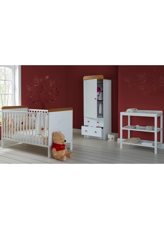 OBaby Winnie the Pooh 3pc Roomset-White with