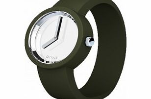 O clock MIRROR Olive Green Watch