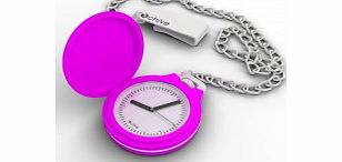 O clock O Chive Fluro Pink Pocket Watch