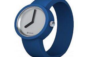 O clock SILVER Capri Blue Watch