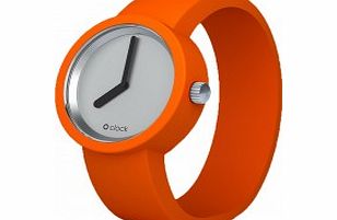 O clock SILVER Orange Watch