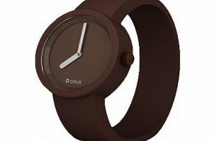 O clock Tone On Tone Chocolate Watch