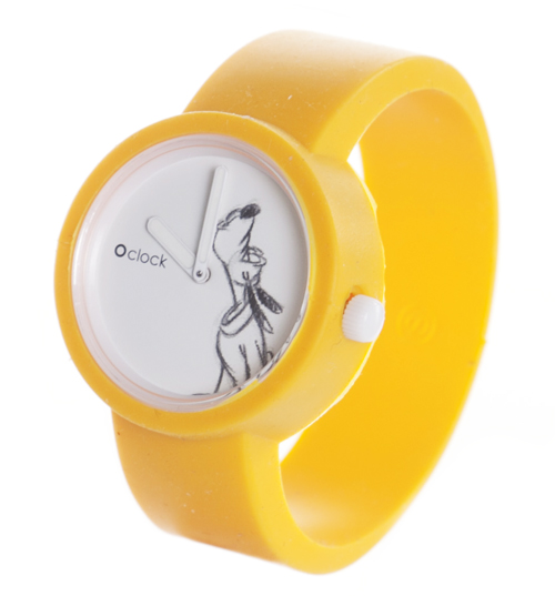 Yellow Pluto Disney Watch from O Clock