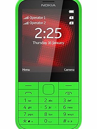 Nokia 225 O2 Pay As You Go Smartphone - Green