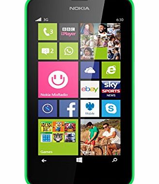 O2 Nokia Lumia 630 O2 Pay As You Go Smartphone - Green