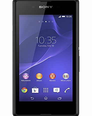 Sony Xperia E3 O2 Pay As You Go Smartphone - Black