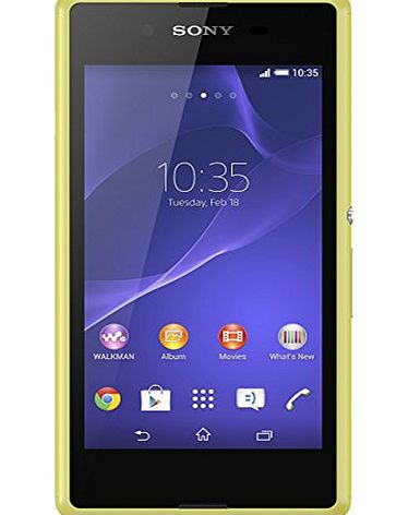 Sony Xperia E3 O2 Pay As You Go Smartphone - Lime