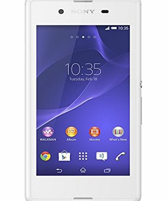 Sony Xperia E3 O2 Pay As You Go Smartphone - White