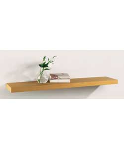 Oak 120cm Floating Shelf