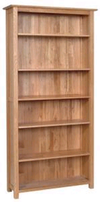 oak BOOKCASE 79IN x 39IN NEW OAK DEVONSHIRE