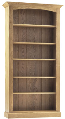 BOOKCASE LARGE 78.5IN x 40.5IN COUNTRY OAK