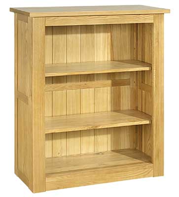 oak Bookcase Low 41IN x 36IN Lyndhurst