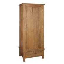 Oak Brooklyn Oak Wardrobe Single