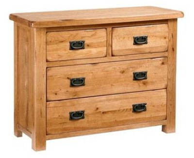 oak CHEST OF DRAWERS 2 2 RUSTIC
