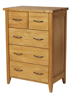 Chest of Drawers 2 Over 3 Drawer Wealden