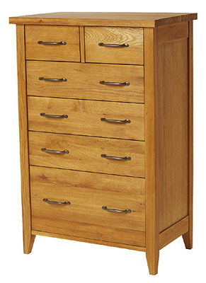 Chest of Drawers 2 Over 4 Drawer Wealden