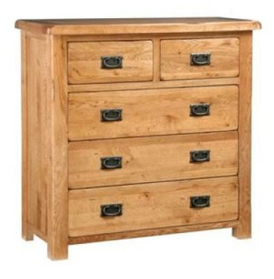 oak CHEST OF DRAWERS 3 2 RUSTIC