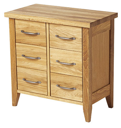 Chest of Drawers 3 Plus 3 Drawer Low Wealden
