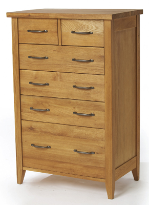 oak CHEST OF DRAWERS